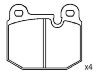 剎車片 Brake Pad Set:34 11 1 159 249