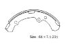 剎車(chē)蹄片 Brake Shoe Set:04496-30030