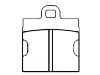 剎車片 Brake Pad Set:111 698 151 A