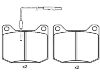 剎車片 Brake Pad Set:001 367 50 00