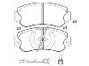 剎車片 Brake Pad Set:001 769 91 00