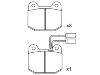 Plaquettes de frein Brake Pad Set:0060 719 983