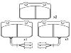 剎車片 Brake Pad Set:0060 750 760