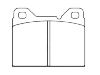 剎車(chē)片 Brake Pad Set:2 701 654