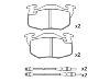 剎車(chē)片 Brake Pad Set:95 659 340