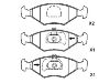 Plaquettes de frein Brake Pad Set:7 078 947