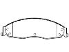 剎車片 Brake Pad Set:89060375